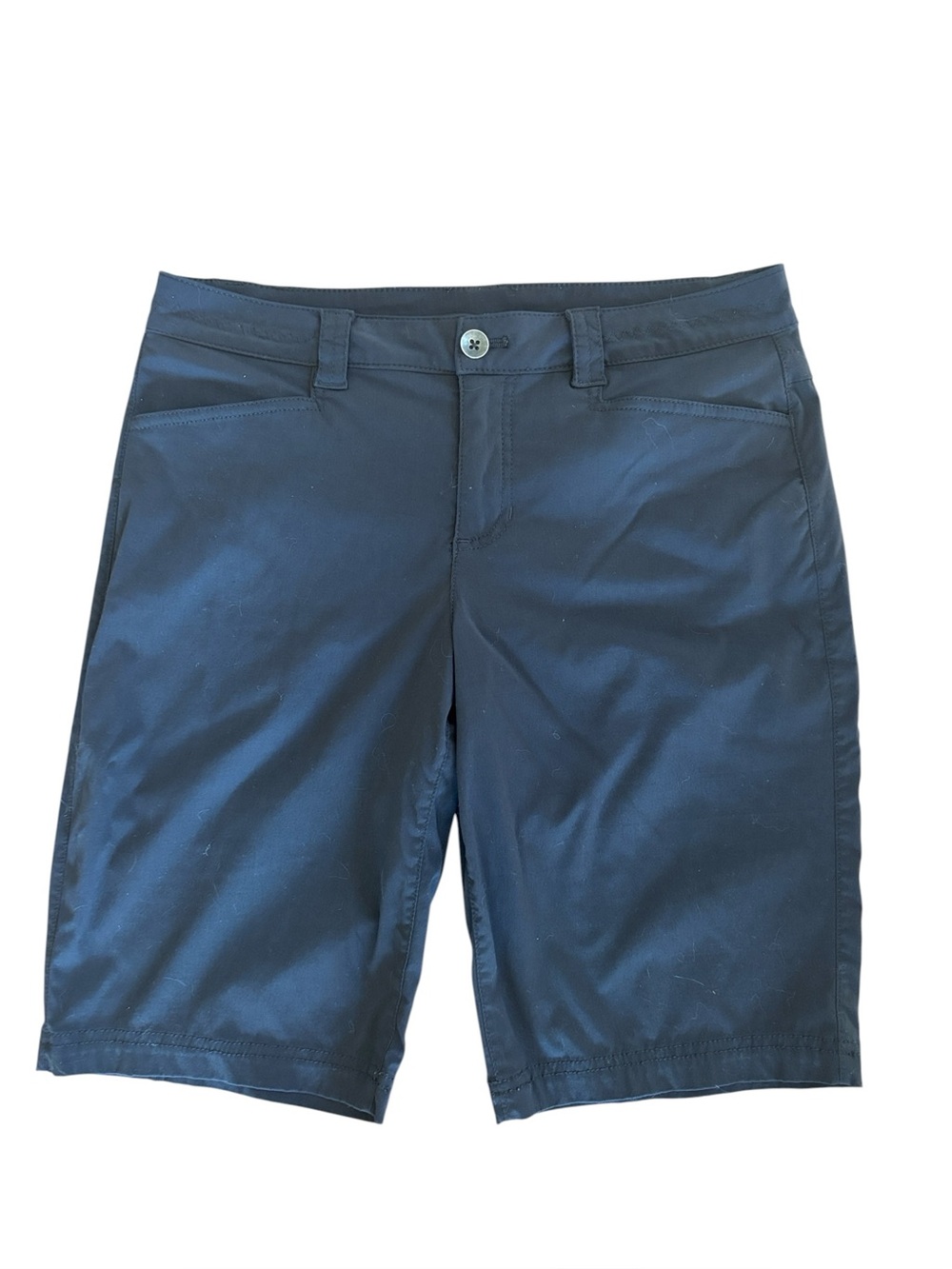 Eddie Bauer Black Bermuda Stretch Shorts Size 6